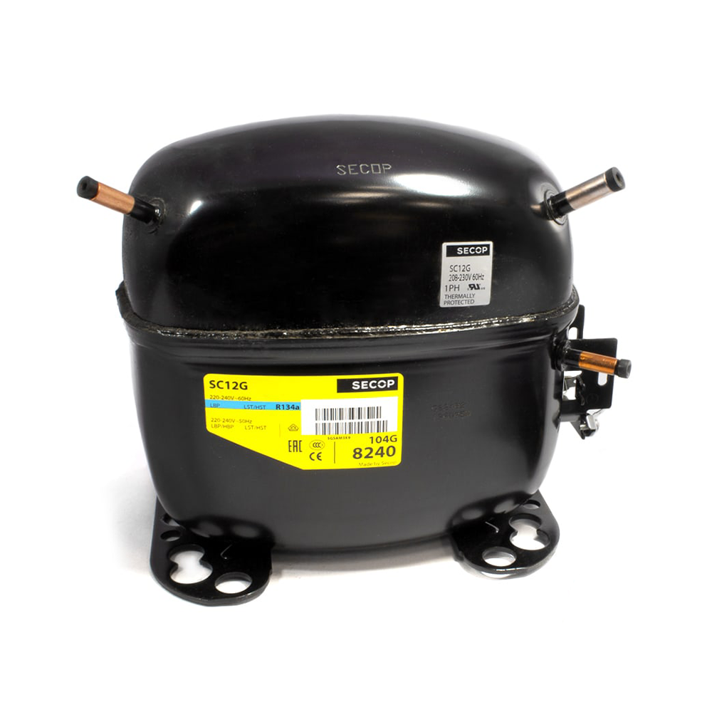 Compresor Secop SC12G R134A 220v 1/3cv Alta Temperatura 12,87cm3