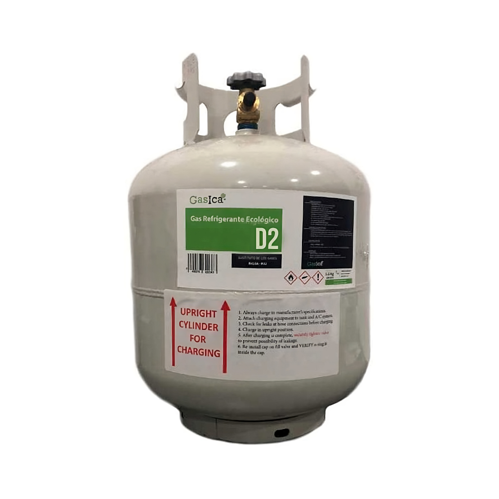 1 Botella Gas Ecologico Gasica D2 5,5Kg Sustituto R12, R134