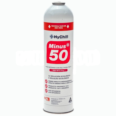 3 Botellas Gas Minus 50 375Gr Sustituto R22 R404a R407C R502 Freeze Organico