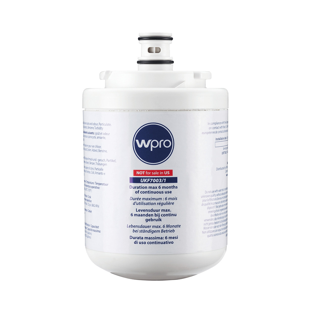 Filtro Agua Frigo compatible con Beko Smeg Whirlpool Teka 4346610101 Ukf7003 480181700734 Original