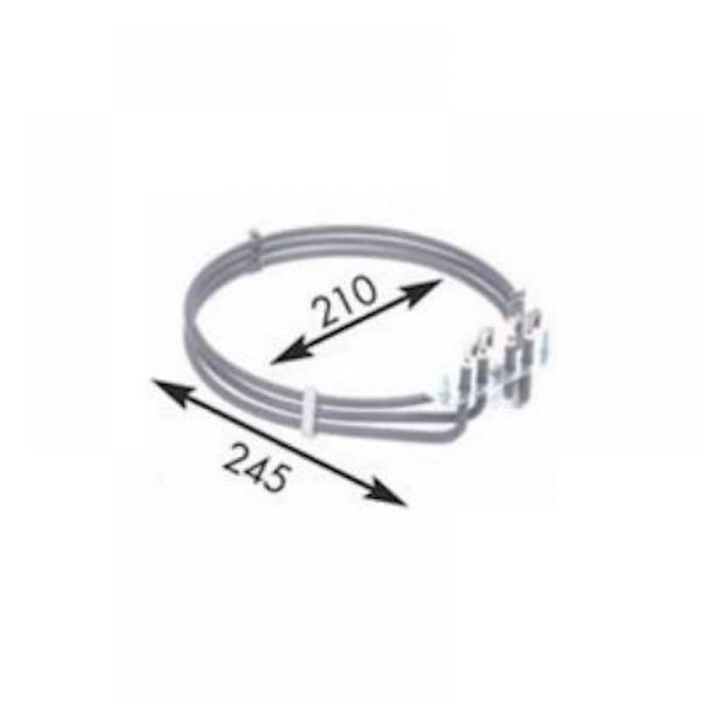 Resistencia Circular Horno Industrial 2 x1330w 230v