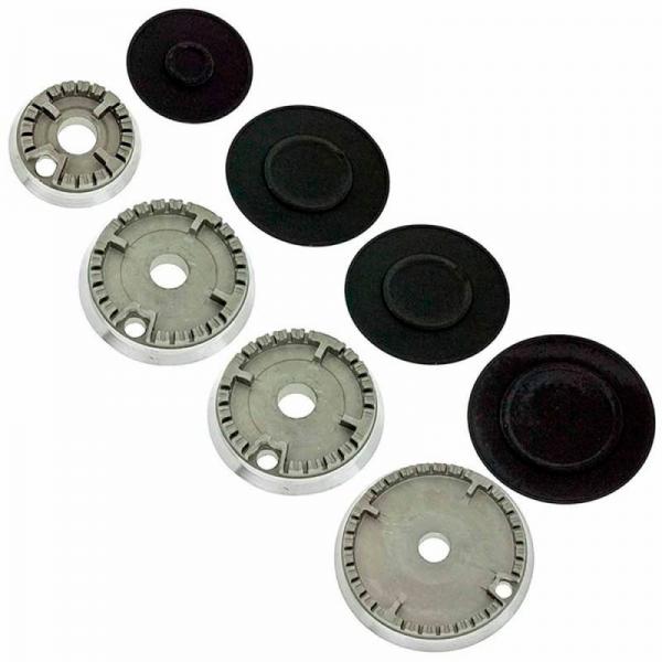 Kit Quemadores Completos 4 Unidades 100mm, 75mm,75mm, 55mm