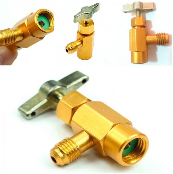 Valvula Llave Gasica YF, D2 y V2 Hembra 12x1,5mm Roscar Derecha x 1/4 Sae Macho