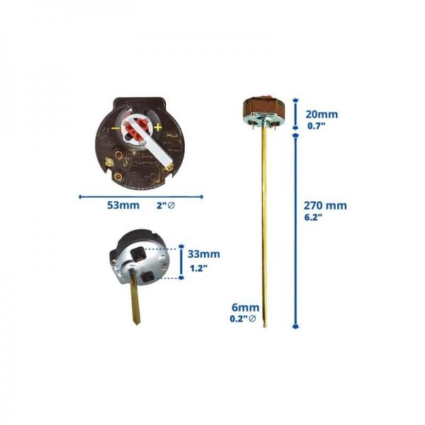 Termostato Termo Electrico Cointra Fagor 275mm con seguridad