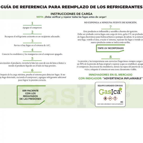 3 Botellas Gas Gasica D2 226g + Valvula Alternativo R12, R134A Freeze Organico