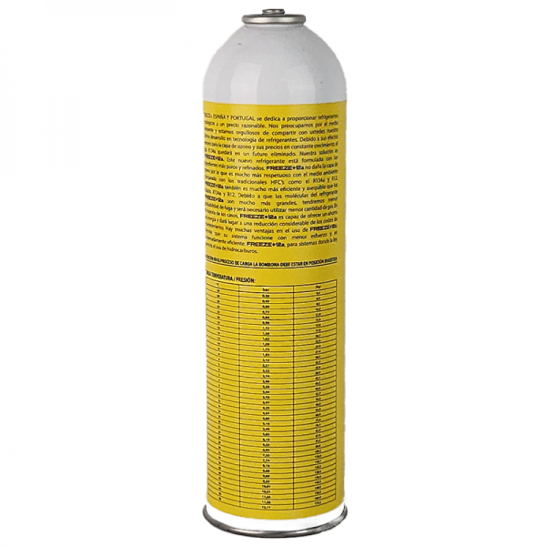 3 Botellas Gas Refrigerante Freeze +12a 420Gr Organico Sustituto R12, R134A