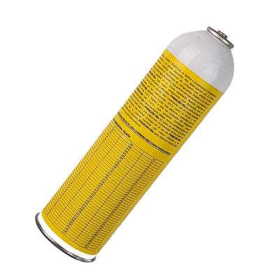 6 Botellas Gas Refrigerante Freeze +12a 420Gr + Valvula Organico Sustituto R12, R134A