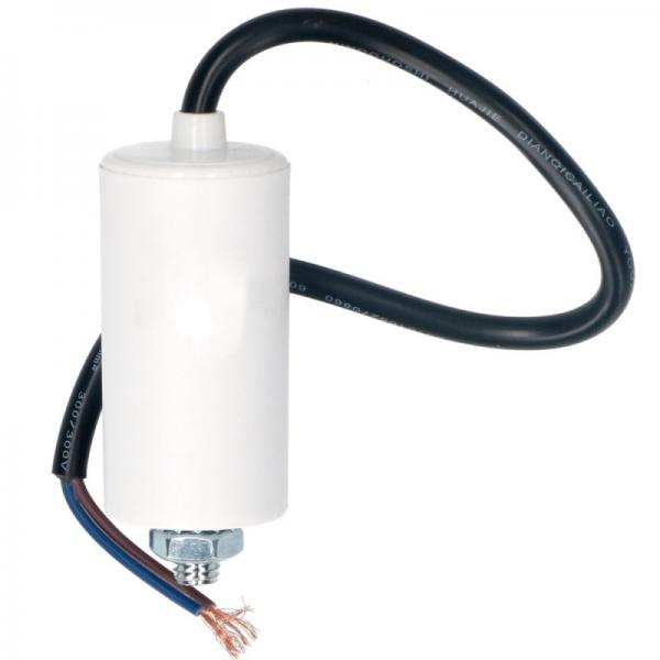 Condensador 8µF 450V Trabajo Con Cable Standard