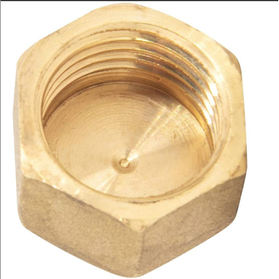 Tapon Laton Hembra 3/8 SAE Aire Acondicionado