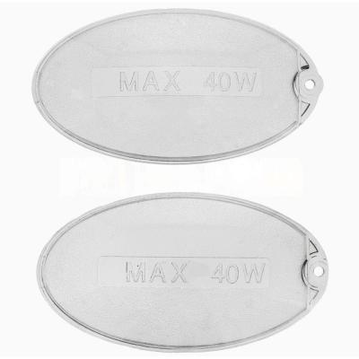 2 Deflectores Campana Mepansa 100x55mm 1330058595, 1330016972 Original