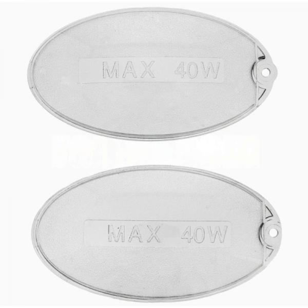 2 Deflectores Campana Mepansa 100x55mm 1330058595, 1330016972 Original