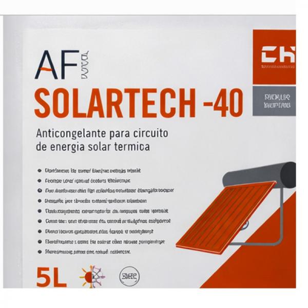 AF SOLARTECH 5 Litros Anticongelante Concentrado Circuitos Energia Solar