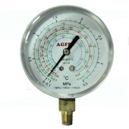 Manometro Baja Temperatura R22-R134A-R407C/b63mm Sin Puente