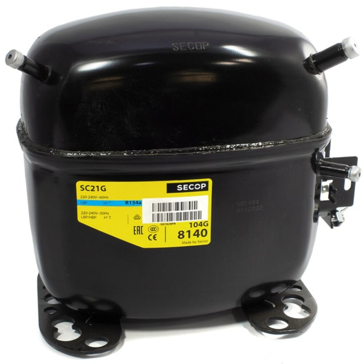 Compresor Secop Sc21G R134A Hlbp 20.95Cc Alta Temperatura