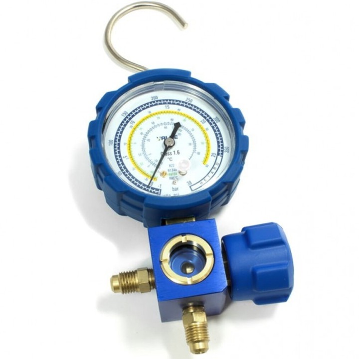 Puente Manometro 2 Vias R600 Proteccion Anticolision Gas Refrigerante Aire