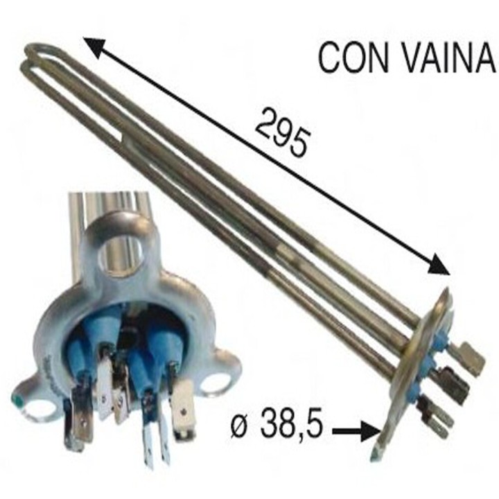 Resistencia Lavavajillas 2400w Hoonved Lavaplatos Comenda Industrial