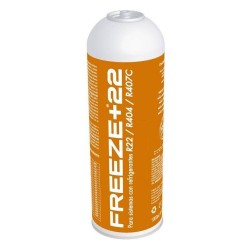 1 Botella Gas Refrigerante Freeze +22 400Gr Alternativo R22, R404, R407C