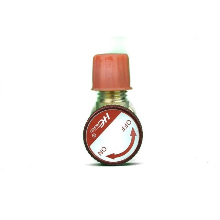 Valvula Carga Botella Gas Refrigerante 1/4 m 5/16 H Aire Acondicionado