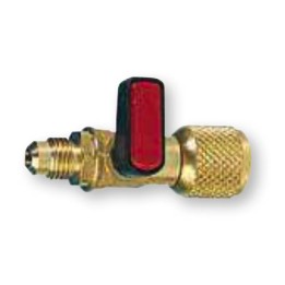 Valvula H 5/16" SAE Girat. x M 1/4" SAE