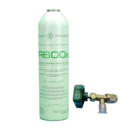 Botella Gas Refrigerante R600 Valvula 420Gr Isobutano