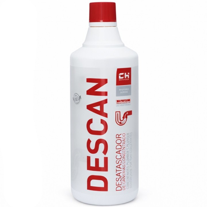 Descan 500Ml. Desatascador De Caerias Concentrado