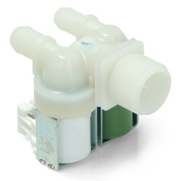 ElectroValvula Doble Zanussi 3792260725 Ex 1249471002  Rast 5 Ã¯ 12 Blanco