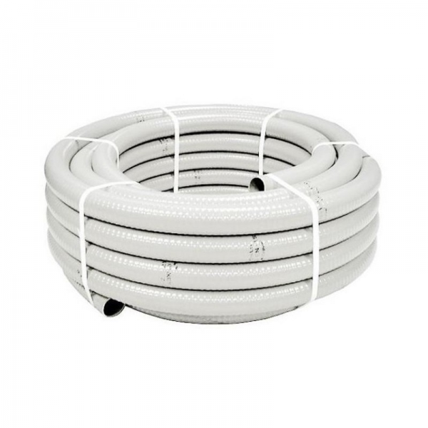 Tubo Drenaje Pvc A/A 25X20 Blanco 25 Metros
