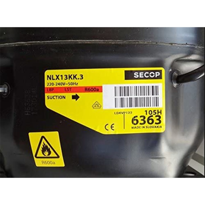 Compresores Danfoss/Secop R600 Gas - Nlx13Kk.3 - 225w 1/3 C.O. 49032344