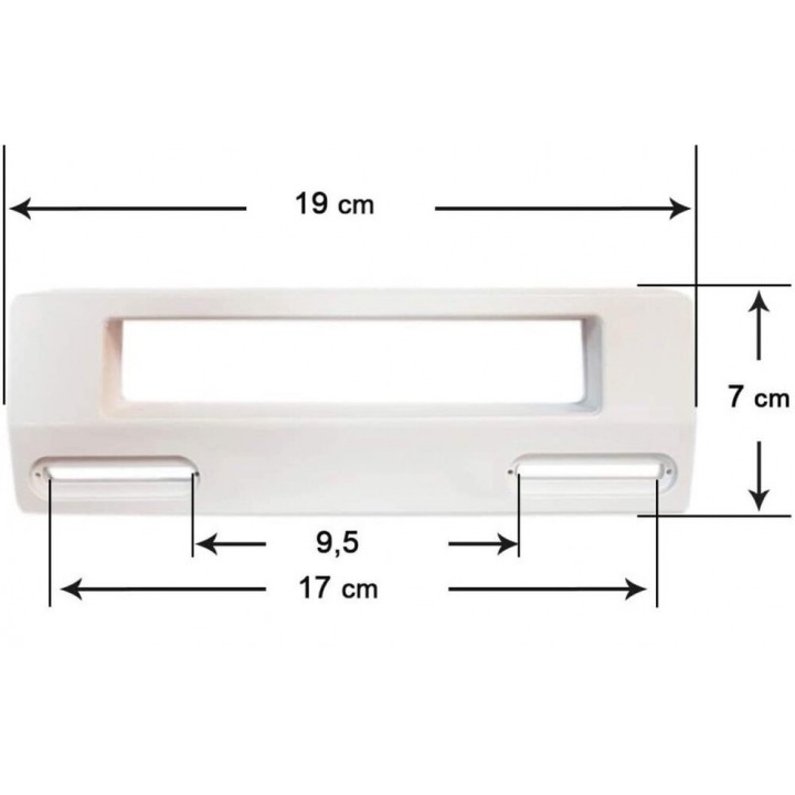 Tirador Frigo Estandard Gris