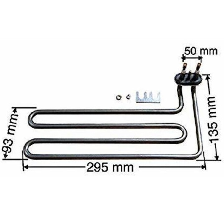 Resistencia Lavavajillas Indesit D42Sen 1800w/230v