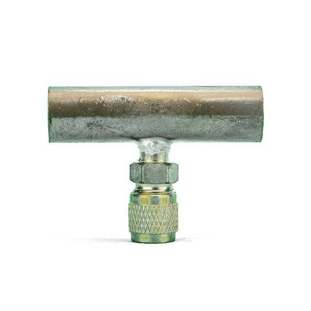 Manguito Cobre 5/16 Soldar Union Con Valvula Obus Tapon