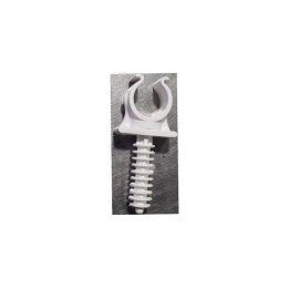 Brida Polyamida 20mm Blanco (Sujeccion Tubo)  50 Pcs