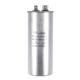 Condensador 55Âµf 450v De Trabajo Universal Aire Acondicionado Metalico