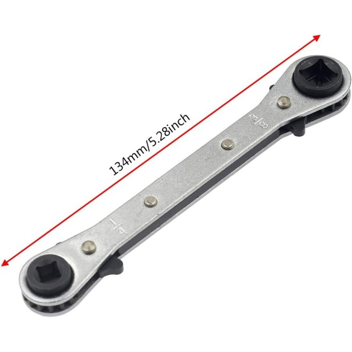 Llave Carraca 4 Medidas 1/4,3/8,3/16 Y 5/16