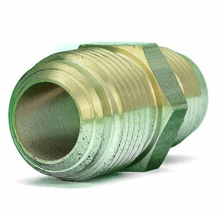 Reduccion Roscada 3/8 x 1/4 Sae Macho Macho Tubo Cobre Aire Acondicionado