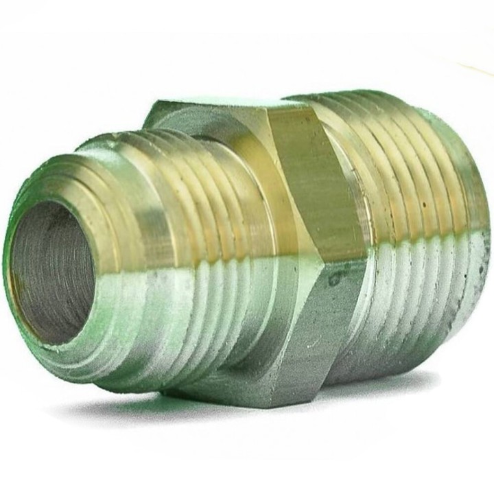 Reduccion Roscada 3/8 x 5/8 Sae Macho Macho Tubo Cobre Aire Acondicionado