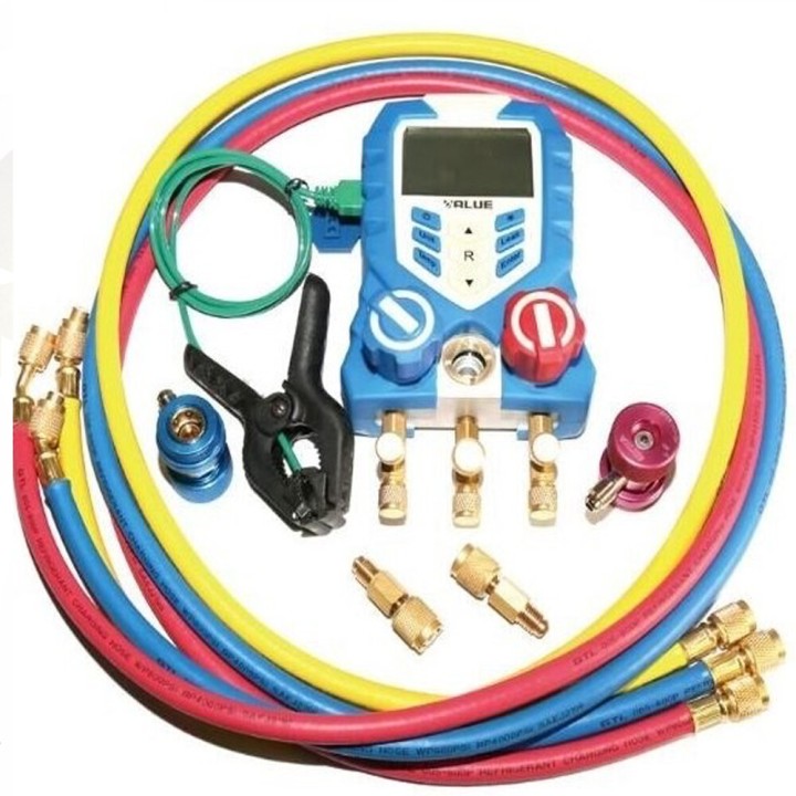 Analizador 2 Vias Digital Value 44 Refrigerantes AccesoriosMaletin