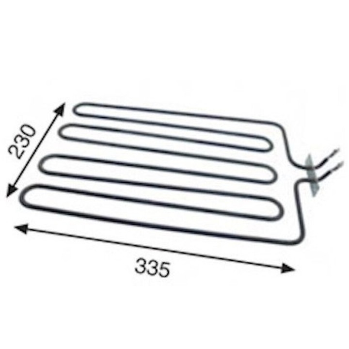 Resistencia Lavaplatos compatible con Zanussi Za-808 3000w 220v