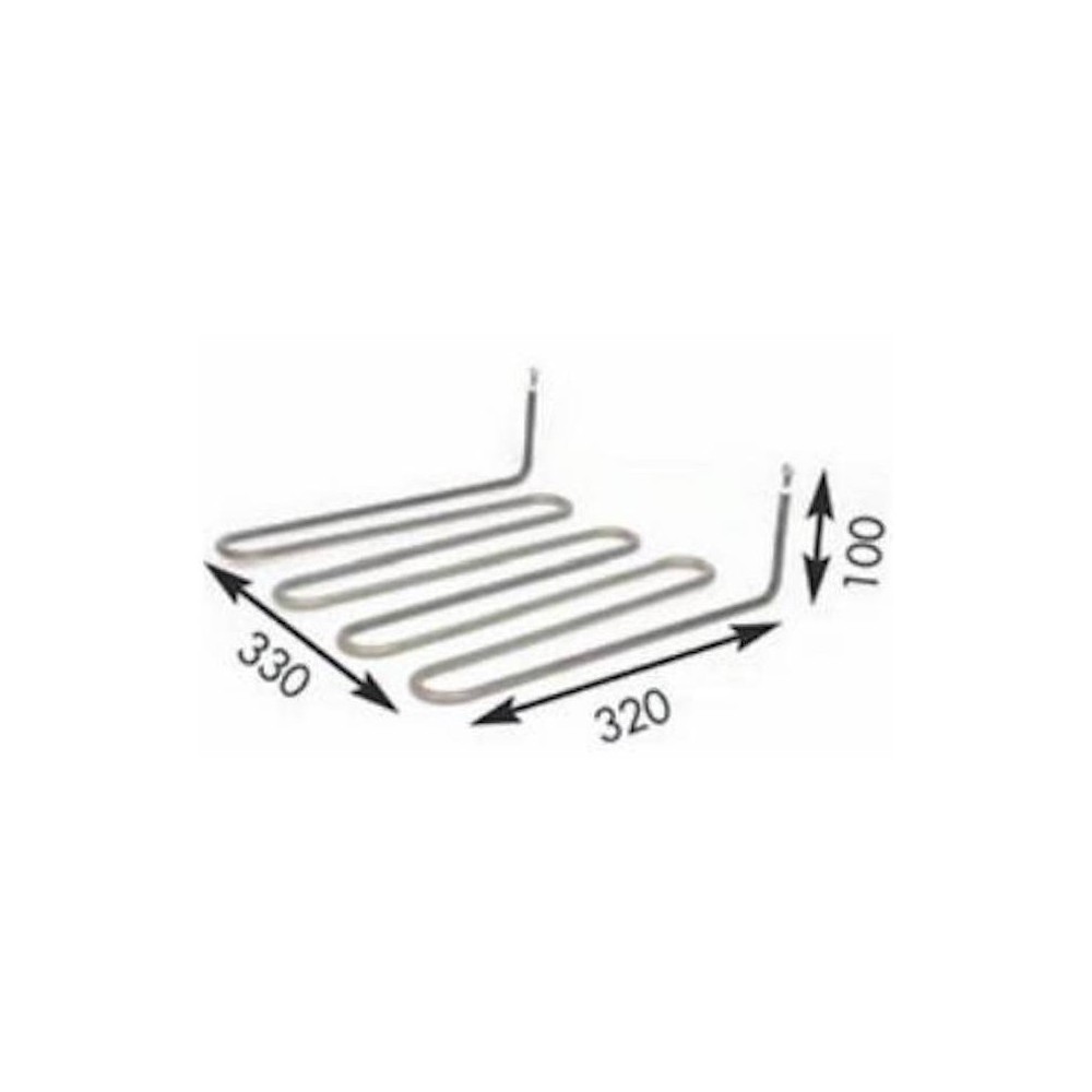 Resistencia Plancha 320x330 3000w 230v