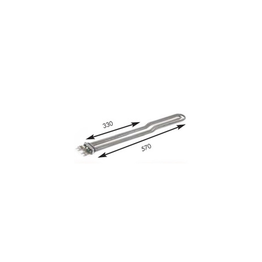 Resistencia Girbau 320838 L-570 mm + Termofusible 2 x 3000w 230v