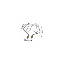Resistencia Horno Industrial compatible con Fagor 1500w 220v