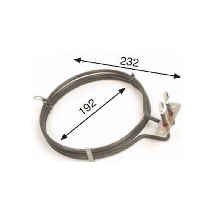 Resistencia Circular Horno Industrial compatible con Zanussi Ta-H6090 Eurofred
