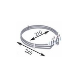 Resistencia Circular Horno Industrial 2 x1330w 230v