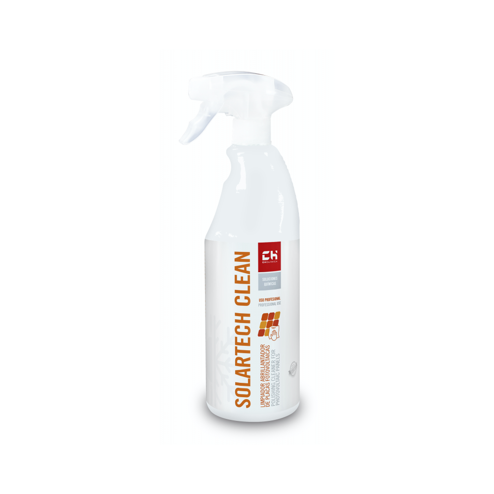 Solartech Clean 750ml Limpiador Abrillantador Sistemas Solares