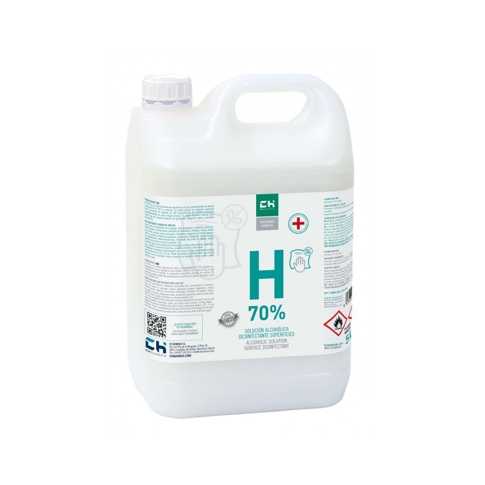 H-70% 5l. Desinfectante superficies 70%