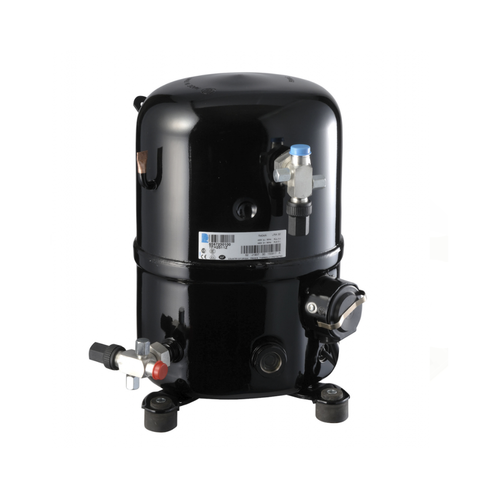 Compresor Tecumseh FH2 4524Z-XG1A R448A R449A R452A 400v 2cv Alta temperatura 43,3cm3