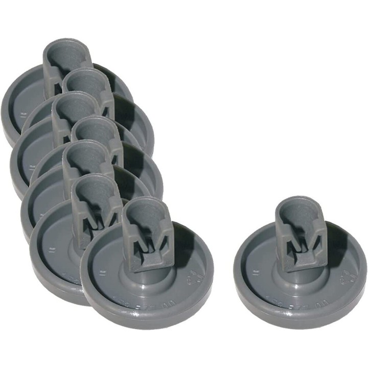 Kit Rueda Cesto Lavavajillas compatible con Zanussi compatible con Electrolux 8 Unidades Inferior 50286965004