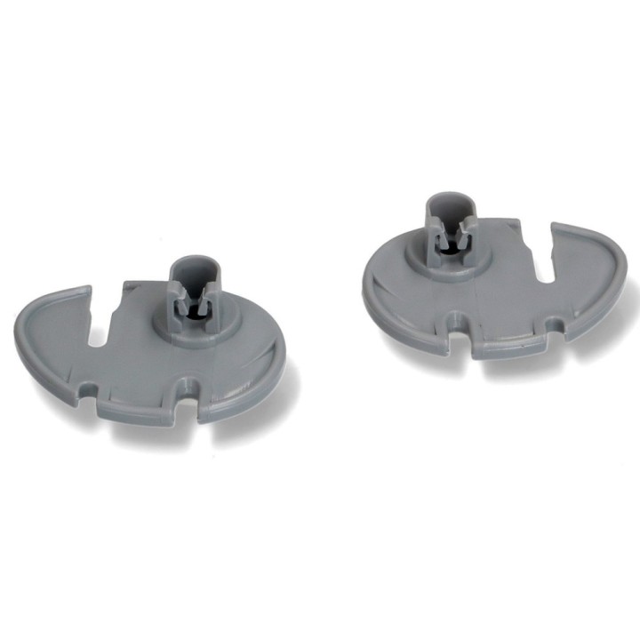 Kit Rueda Lavavajillas Inferior compatible con Zanussi 50269761008 + 50269770009