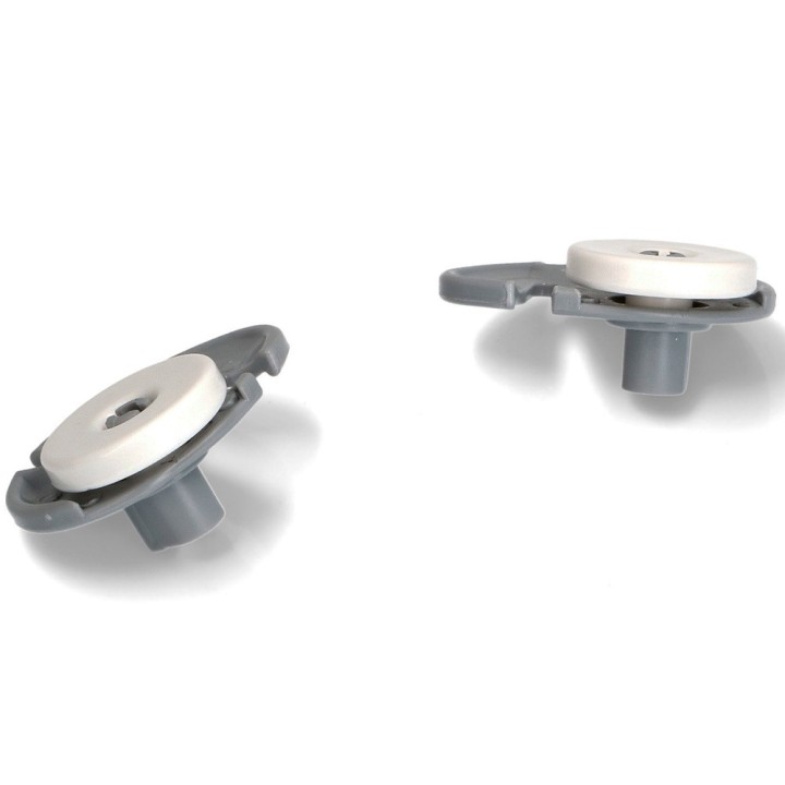 Kit Rueda Lavavajillas Inferior compatible con Zanussi 50269761008 + 50269770009
