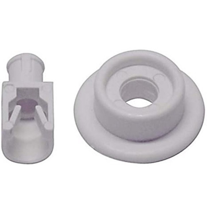 Rueda Cesto Lavavajillas compatible con Zanussi 50269923004 1 Pieza Blanco